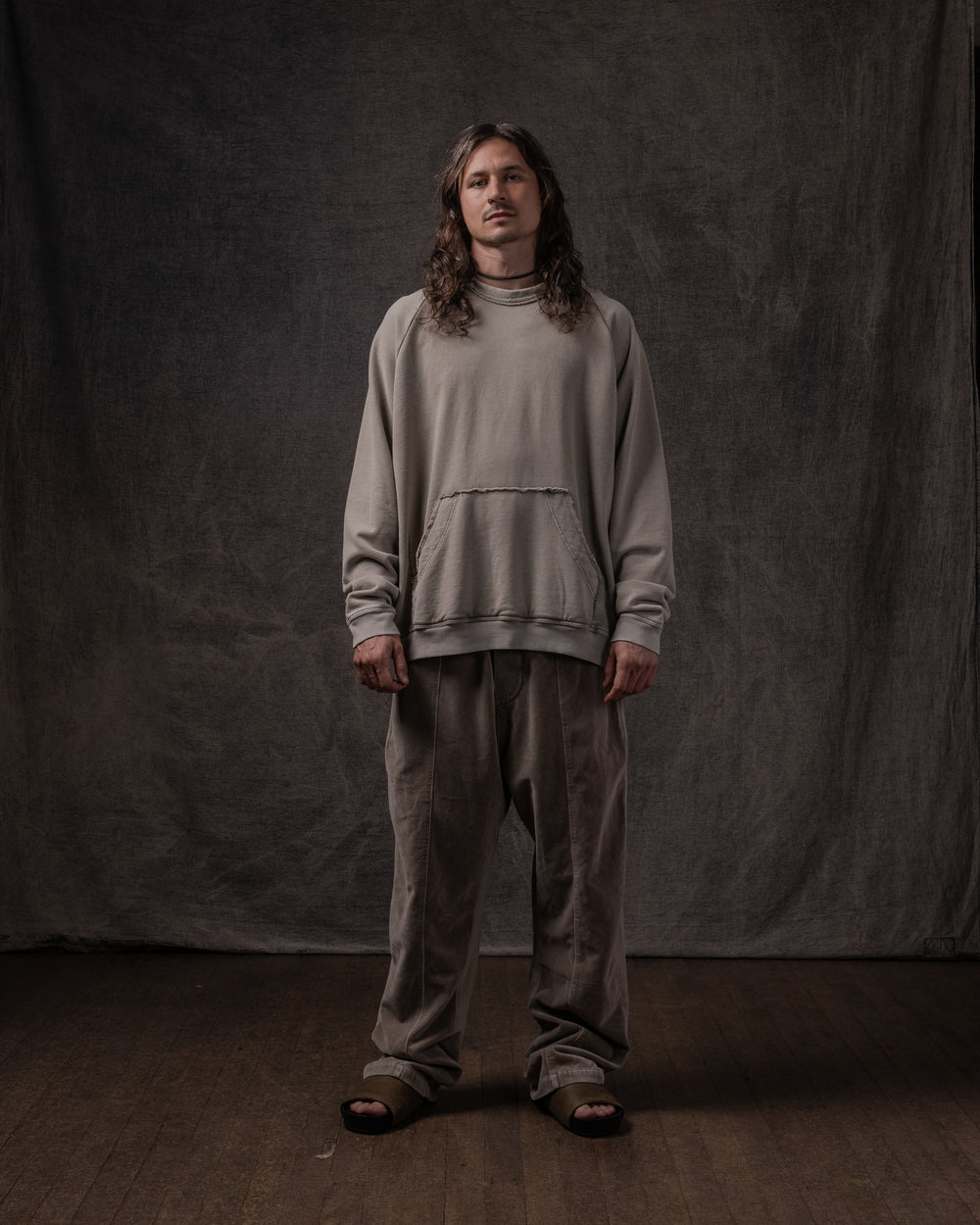 Hooded Sweat Shirt Unisex Dune