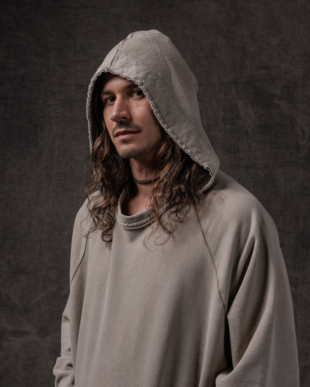Hooded Sweat Shirt Unisex Dune