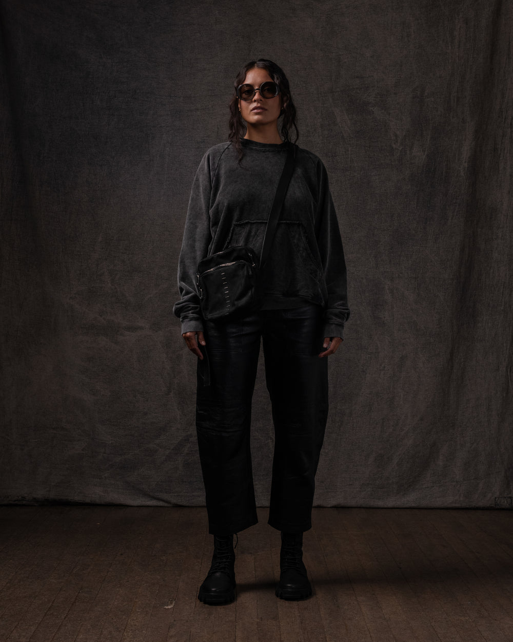 Leather Pant Black