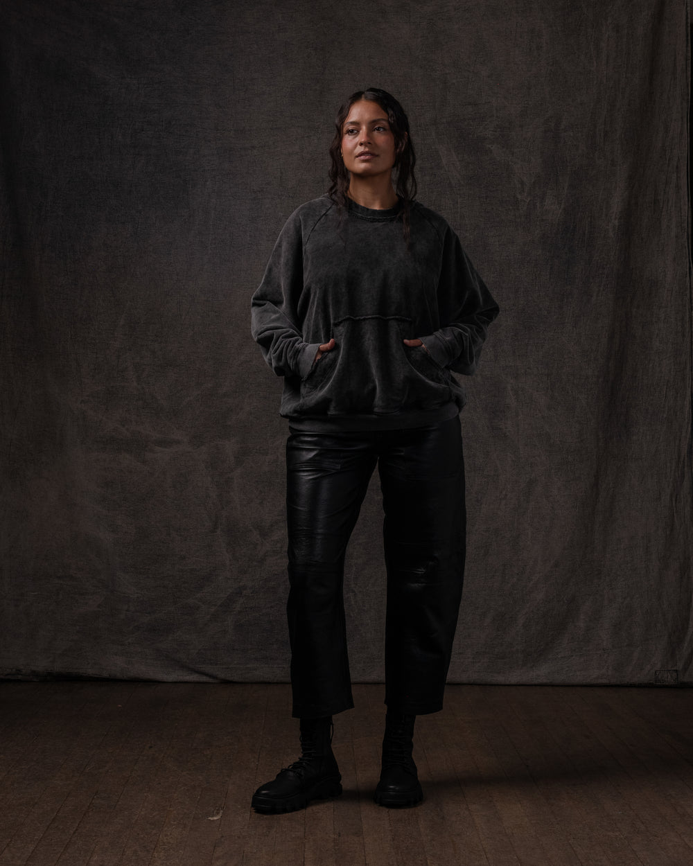 Leather Pant Black
