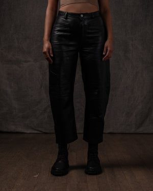 Leather Pant Black