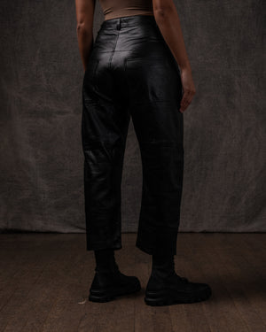Leather Pant Black
