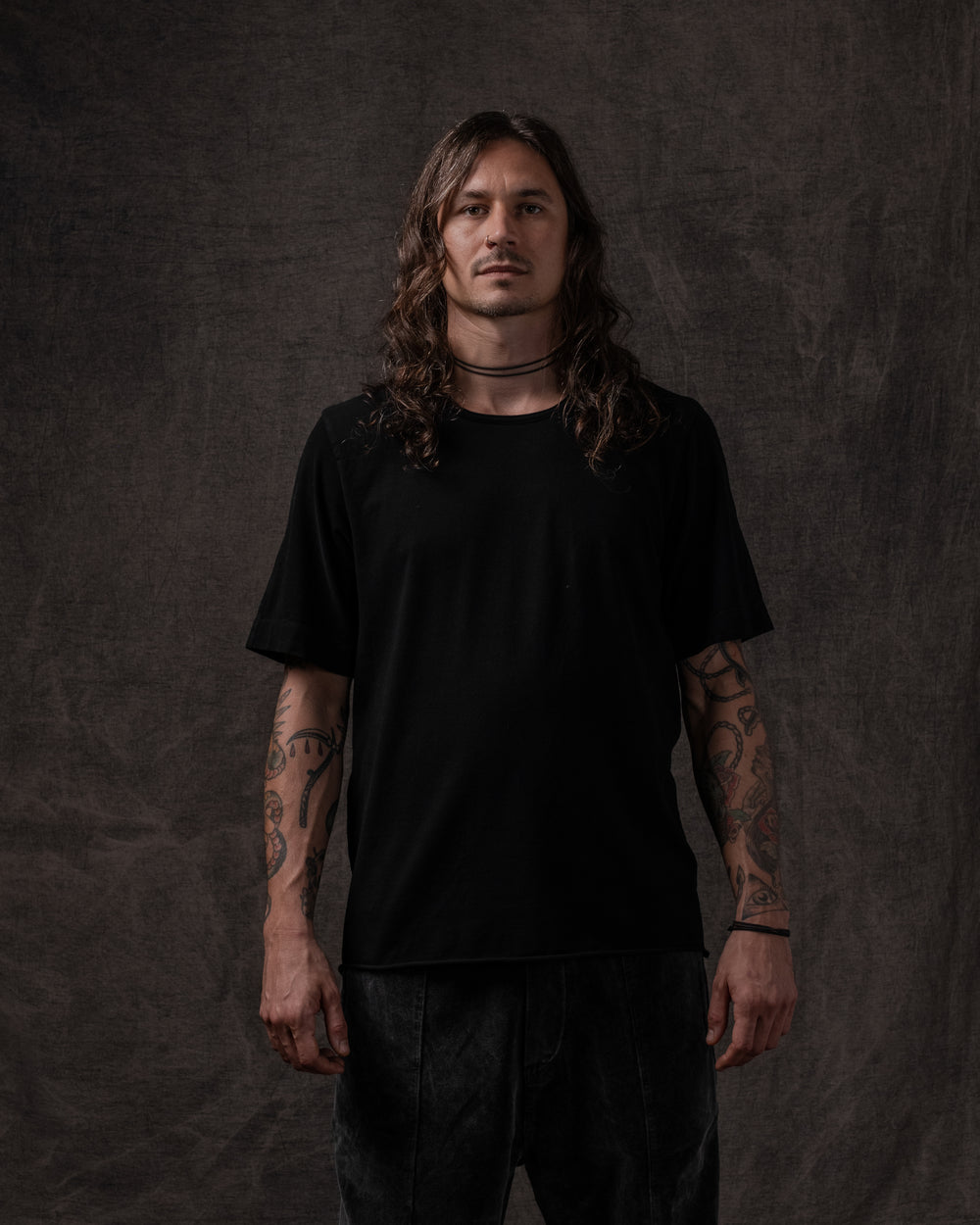 T Shirt Cotton Jersey Black