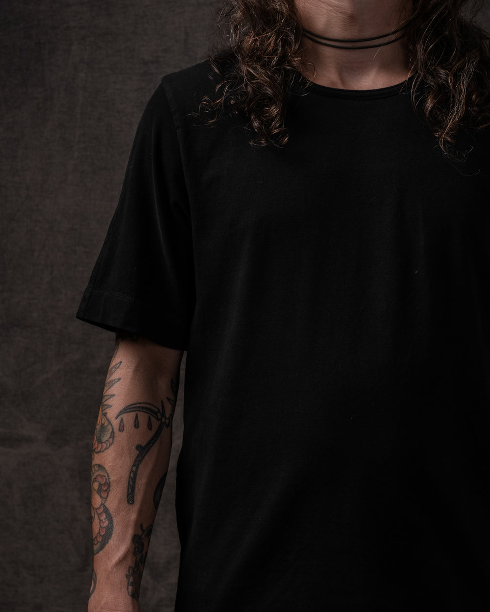 T Shirt Cotton Jersey Black