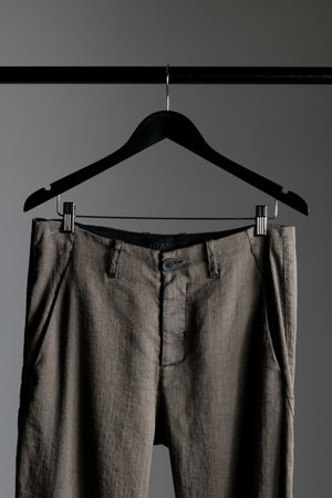 Linen Cotton Twill Chino Pants Rope CFUTRVH170-U02
