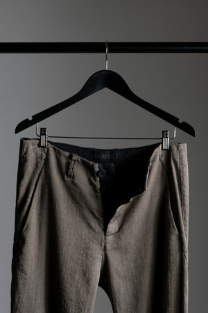 Linen Cotton Twill Chino Pants Rope CFUTRVH170-U02
