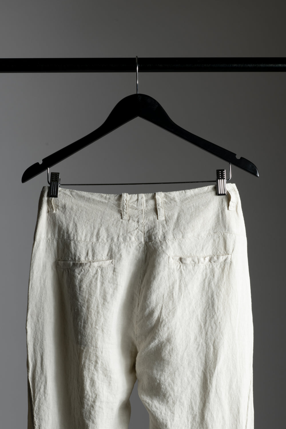 Linen Slim Pant Ivory CFDTRWD138-01