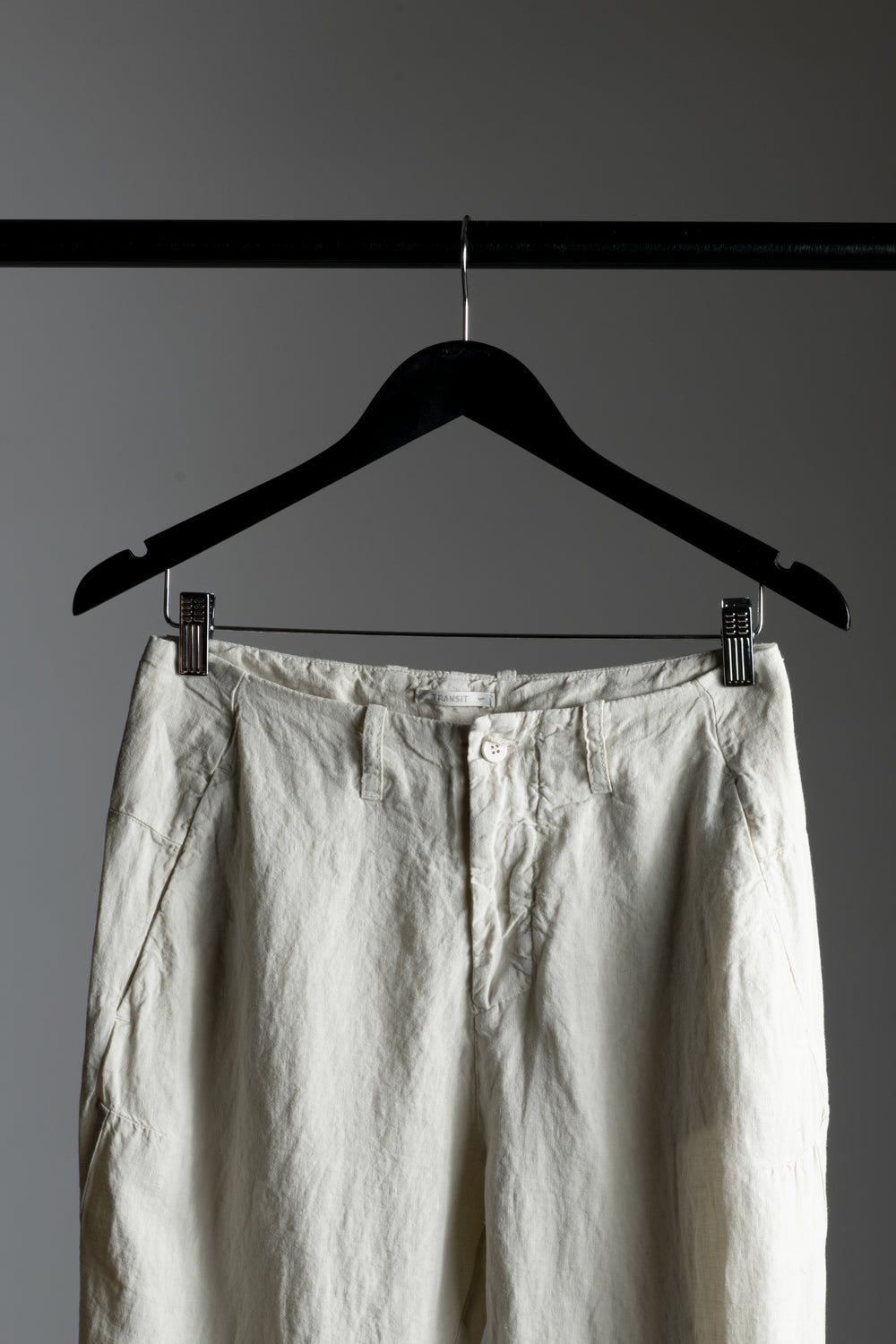 Linen Slim Pant Ivory CFDTRWD138-01