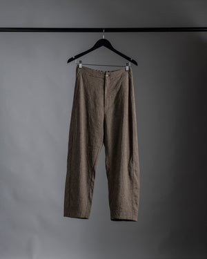 Textural Relaxed Pant Brown