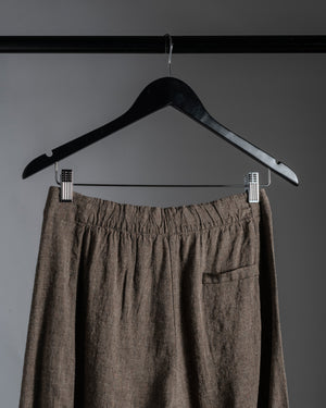 Textural Relaxed Pant Brown