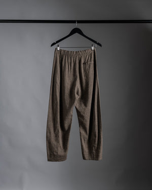 Textural Relaxed Pant Brown