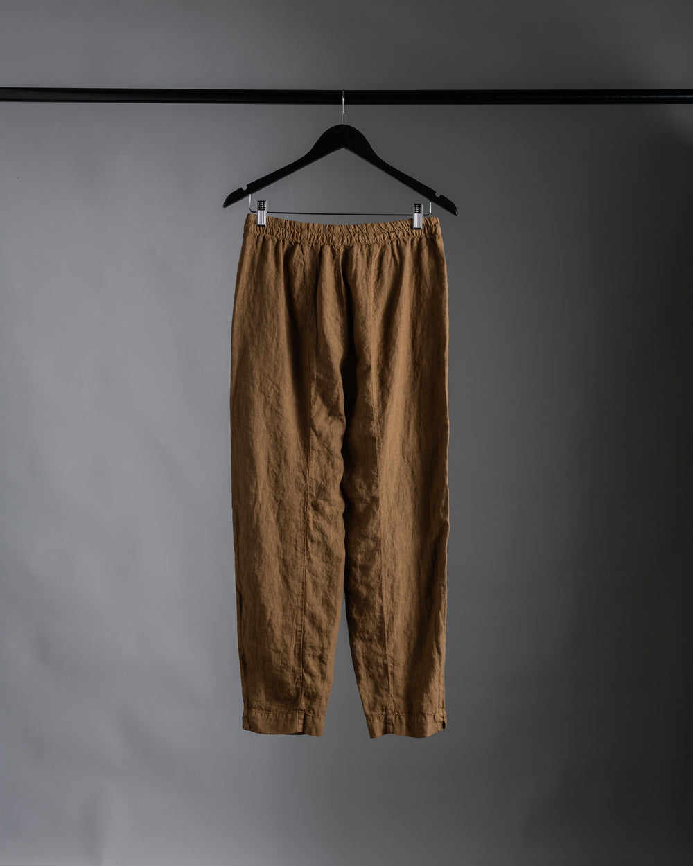 Linen Slim Pant Mustard