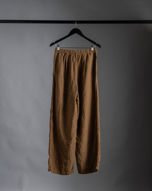 Linen Wide Pant Mustard
