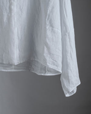 Linen Relaxed Shirt White