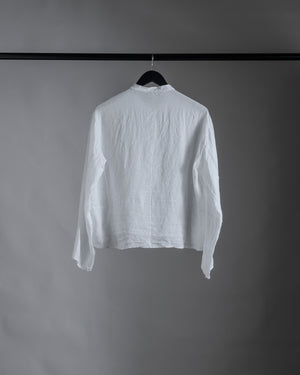 Linen Relaxed Shirt White