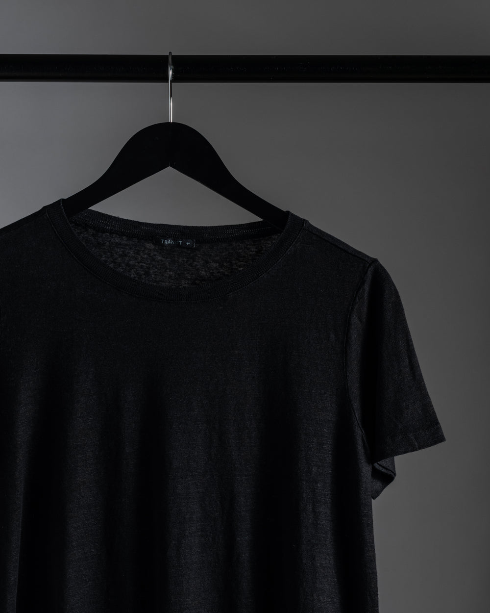 Linen Tee Black