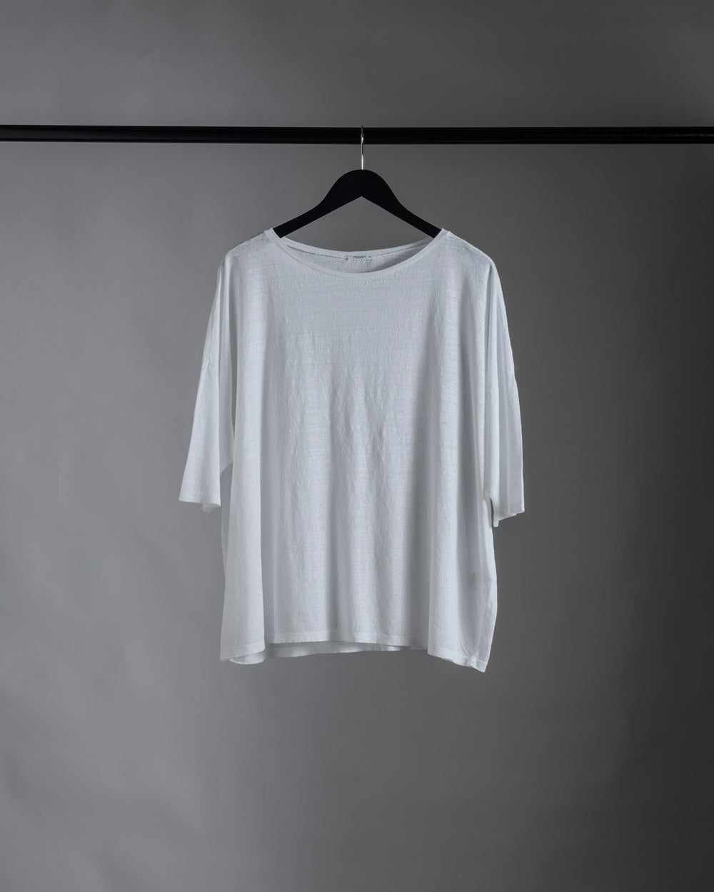 Linen Box Tee White