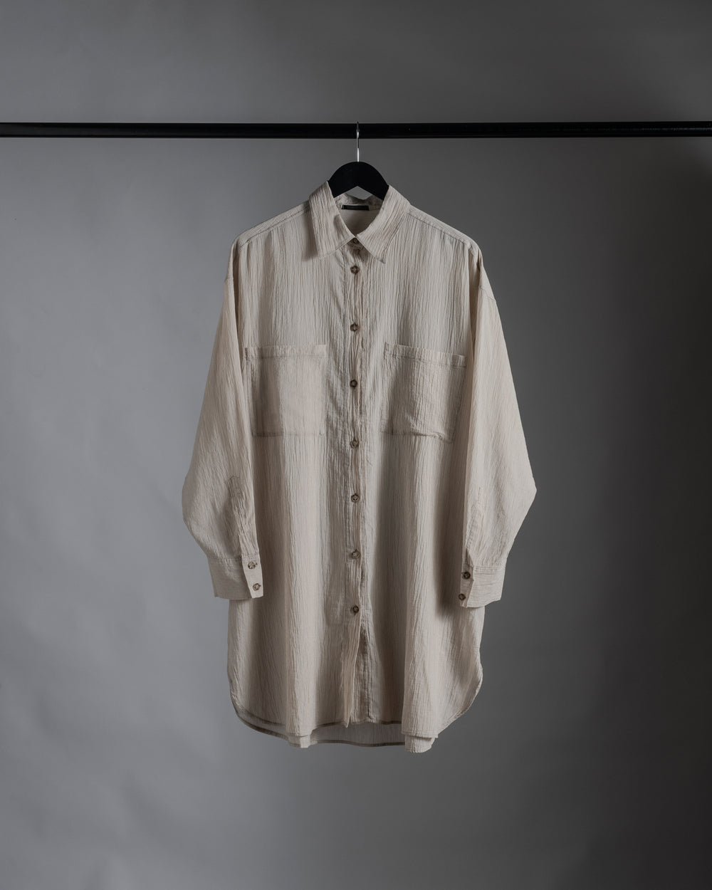 Cotton Oversized Shirt Rope