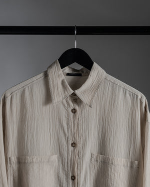 Cotton Oversized Shirt Rope
