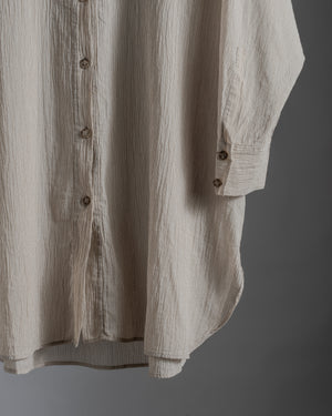 Cotton Oversized Shirt Rope