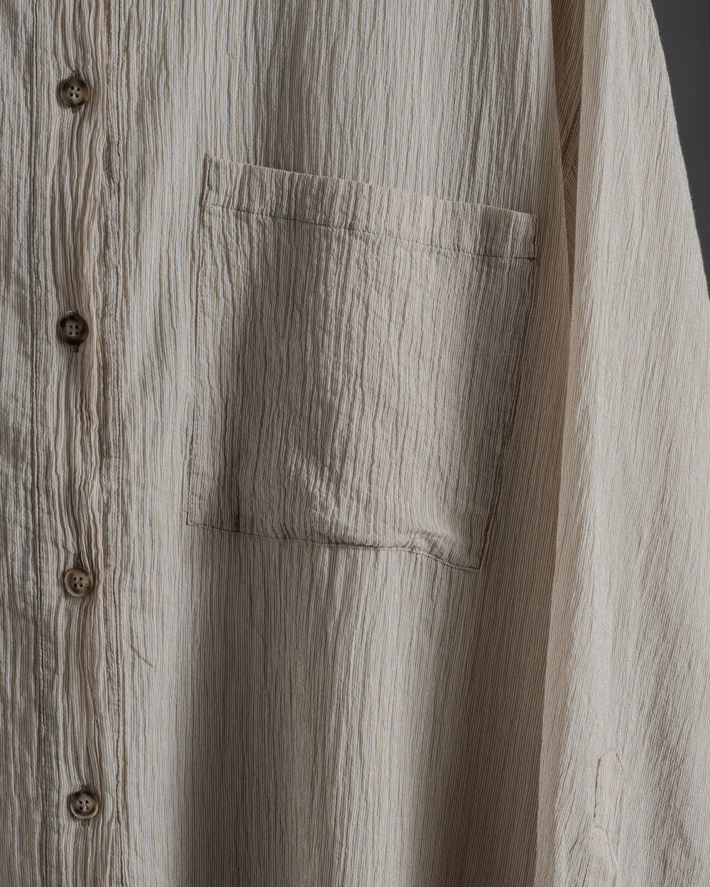 Cotton Oversized Shirt Rope