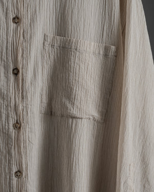 Cotton Oversized Shirt Rope