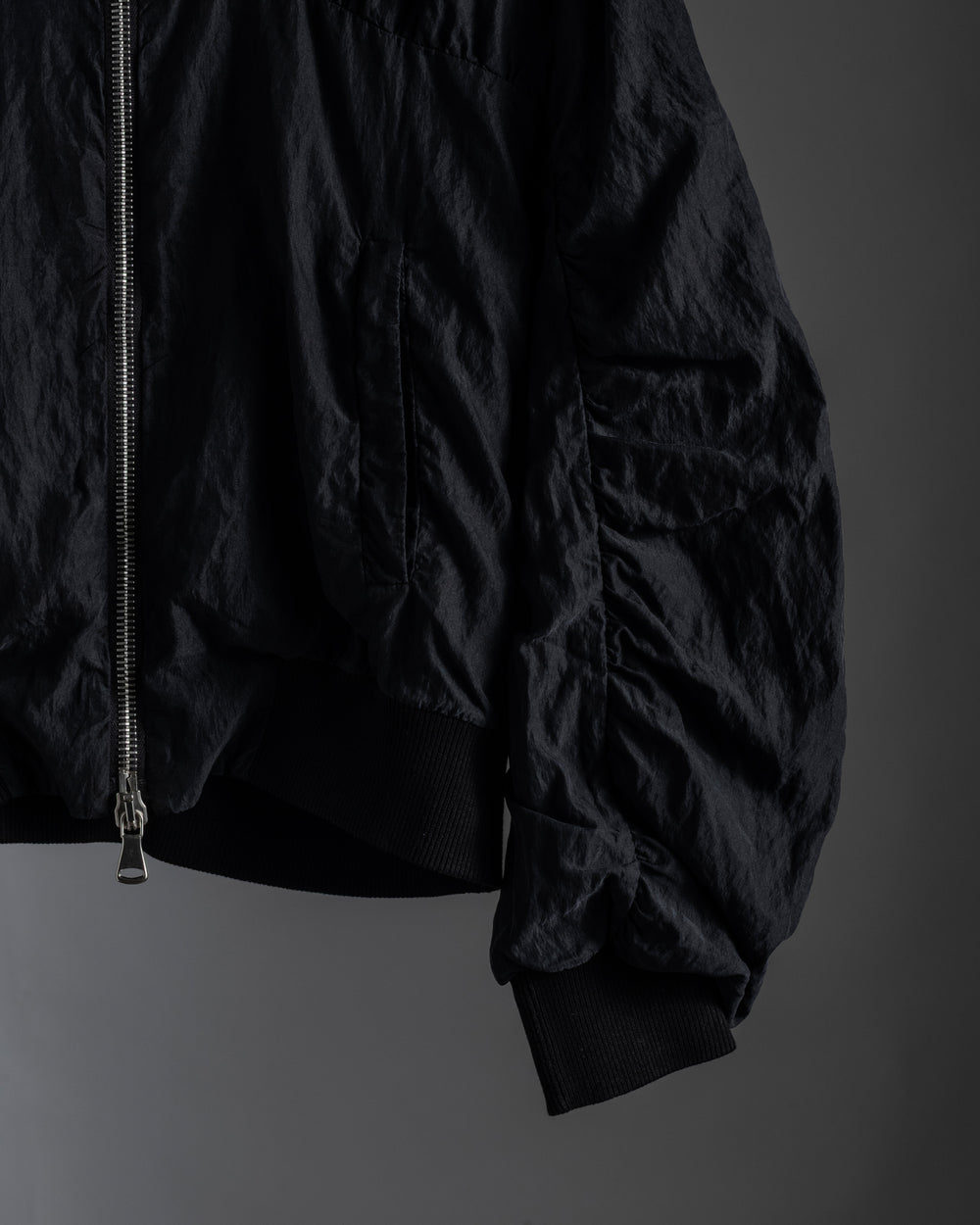 Silk Bomber Black