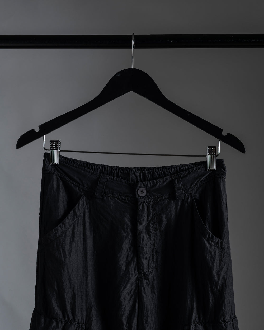 Silk Cargo Pant Black