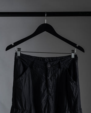 Silk Cargo Pant Black