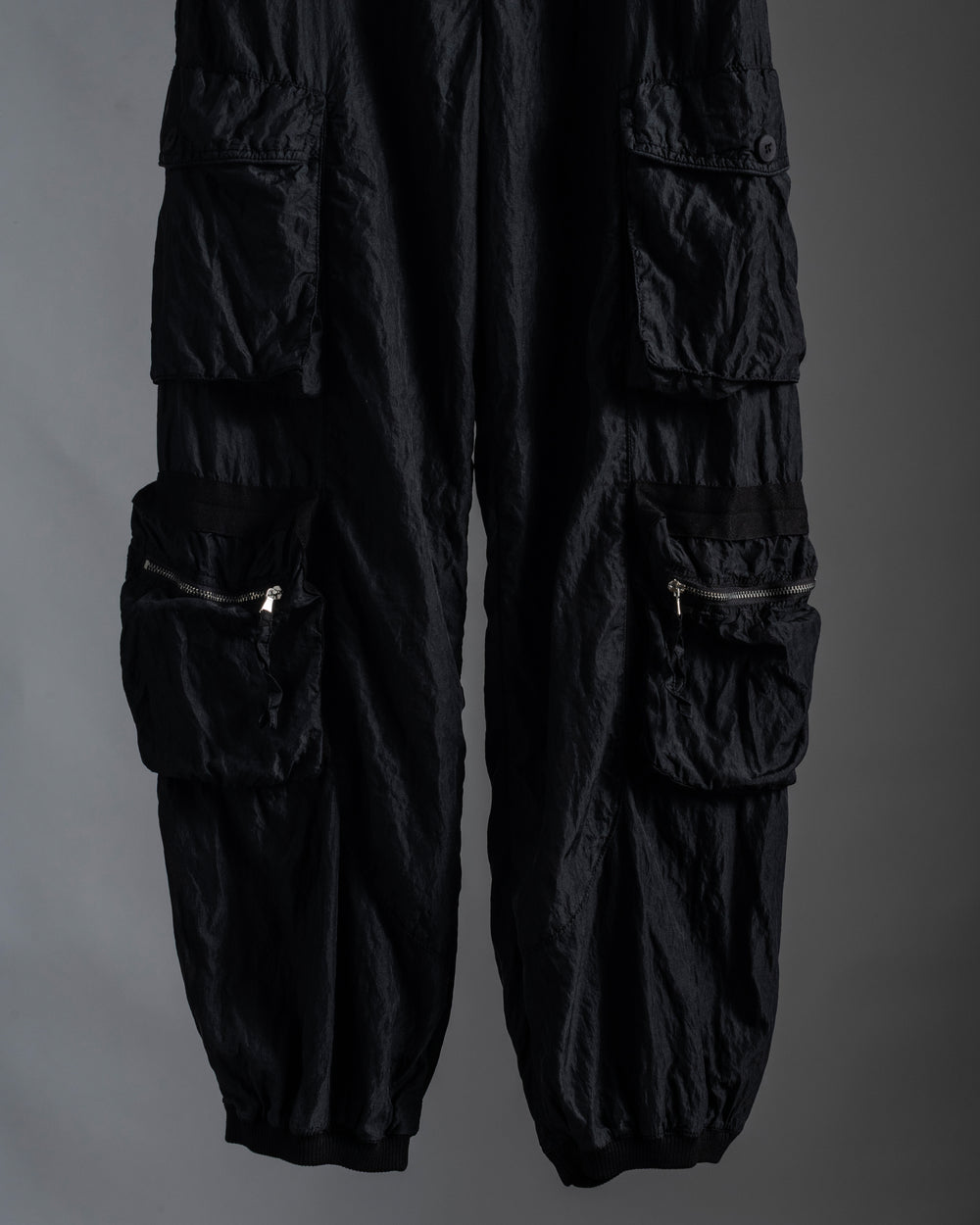 Silk Cargo Pant Black