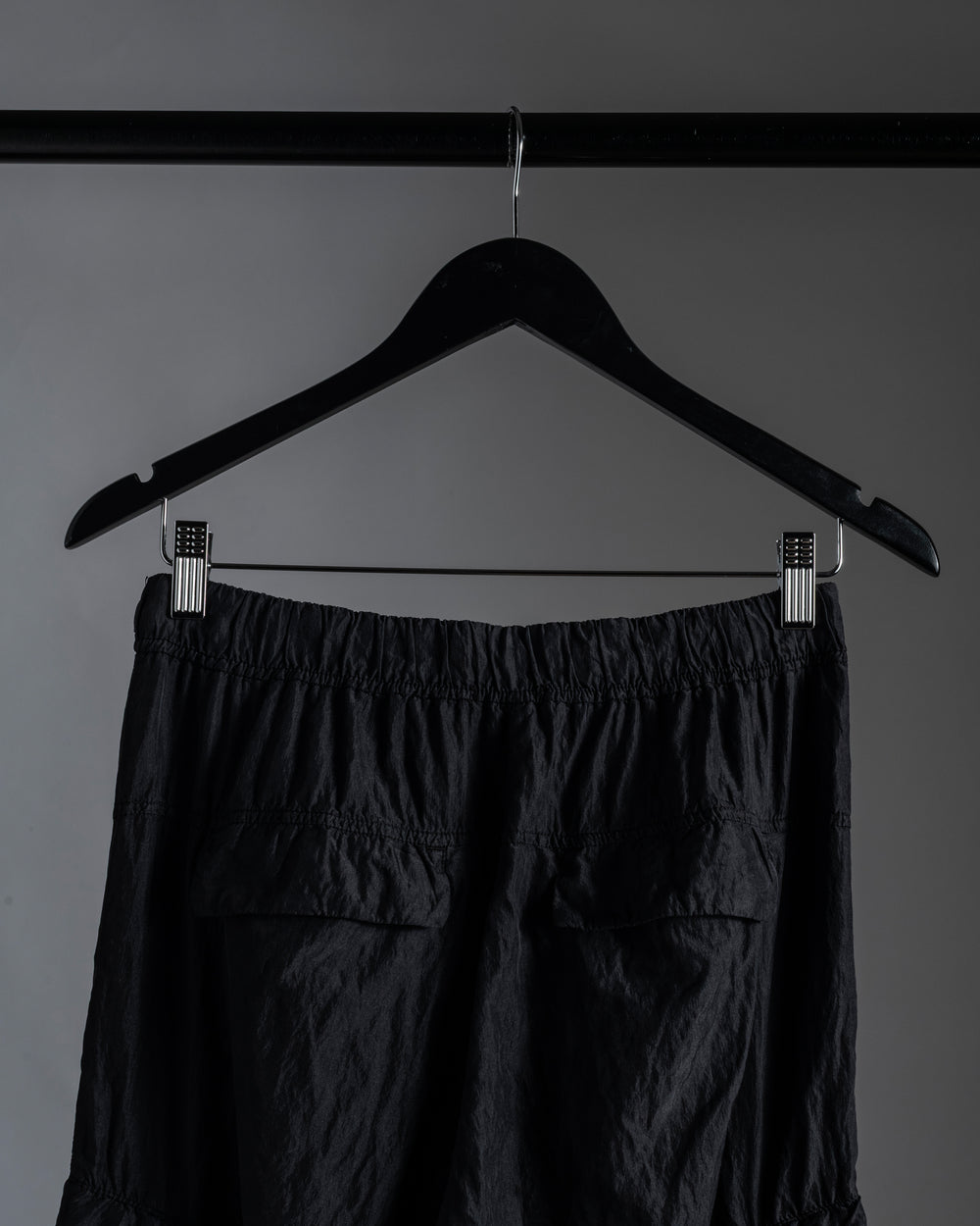 Silk Cargo Pant Black