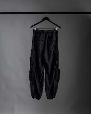 Silk Cargo Pant Black