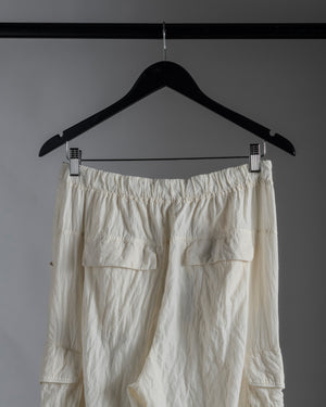 Silk Cargo Pants Sand