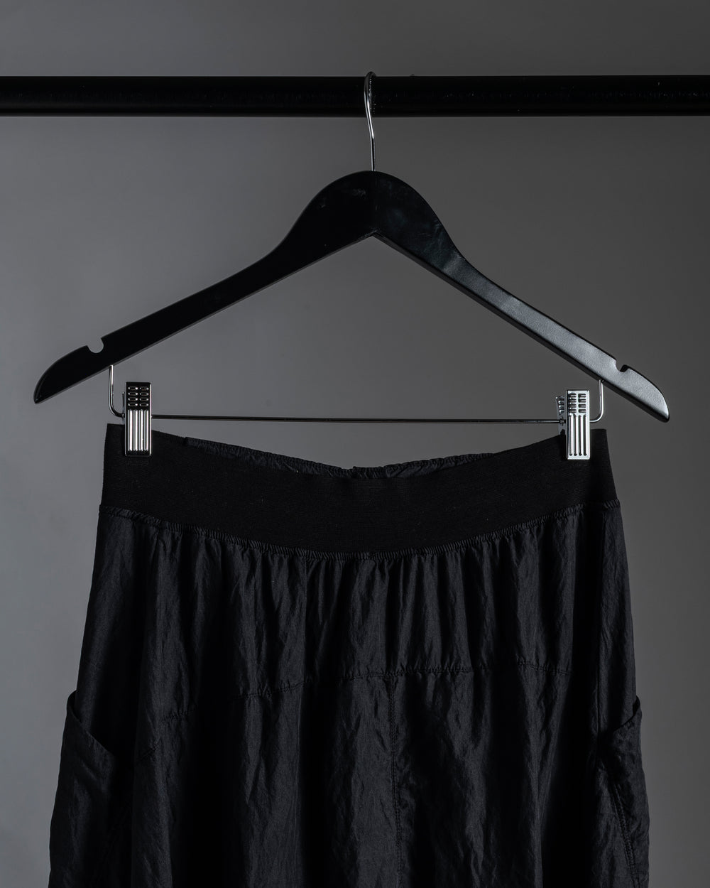 Silk Skirt Black