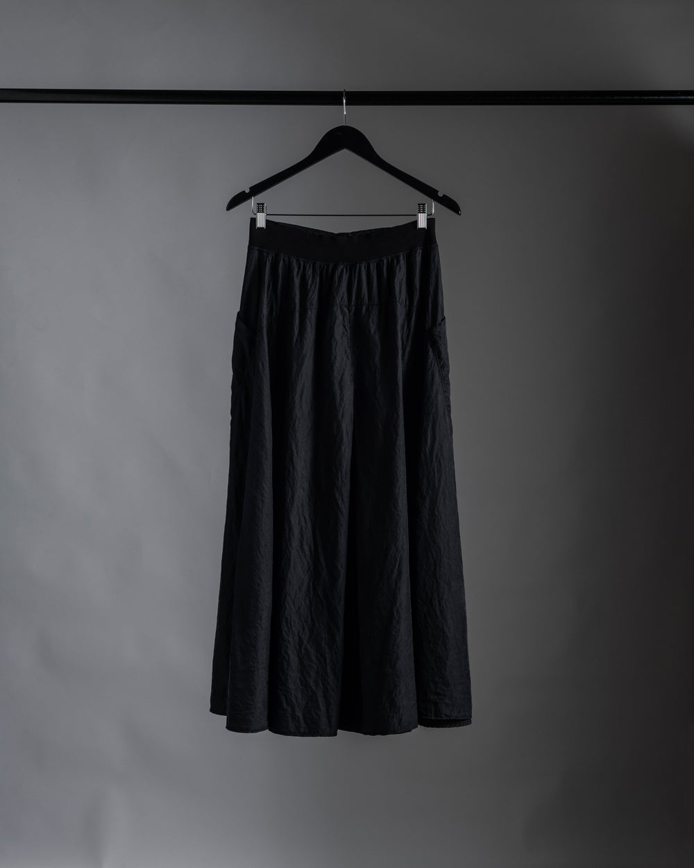 Silk Skirt Black