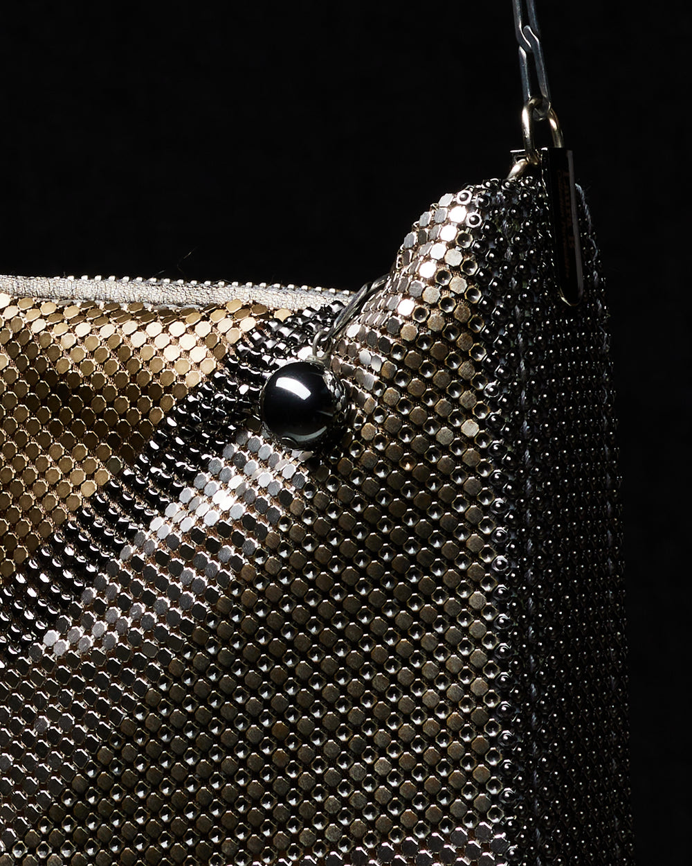 Trixie Box Party Bag Doré & Gunmetal
