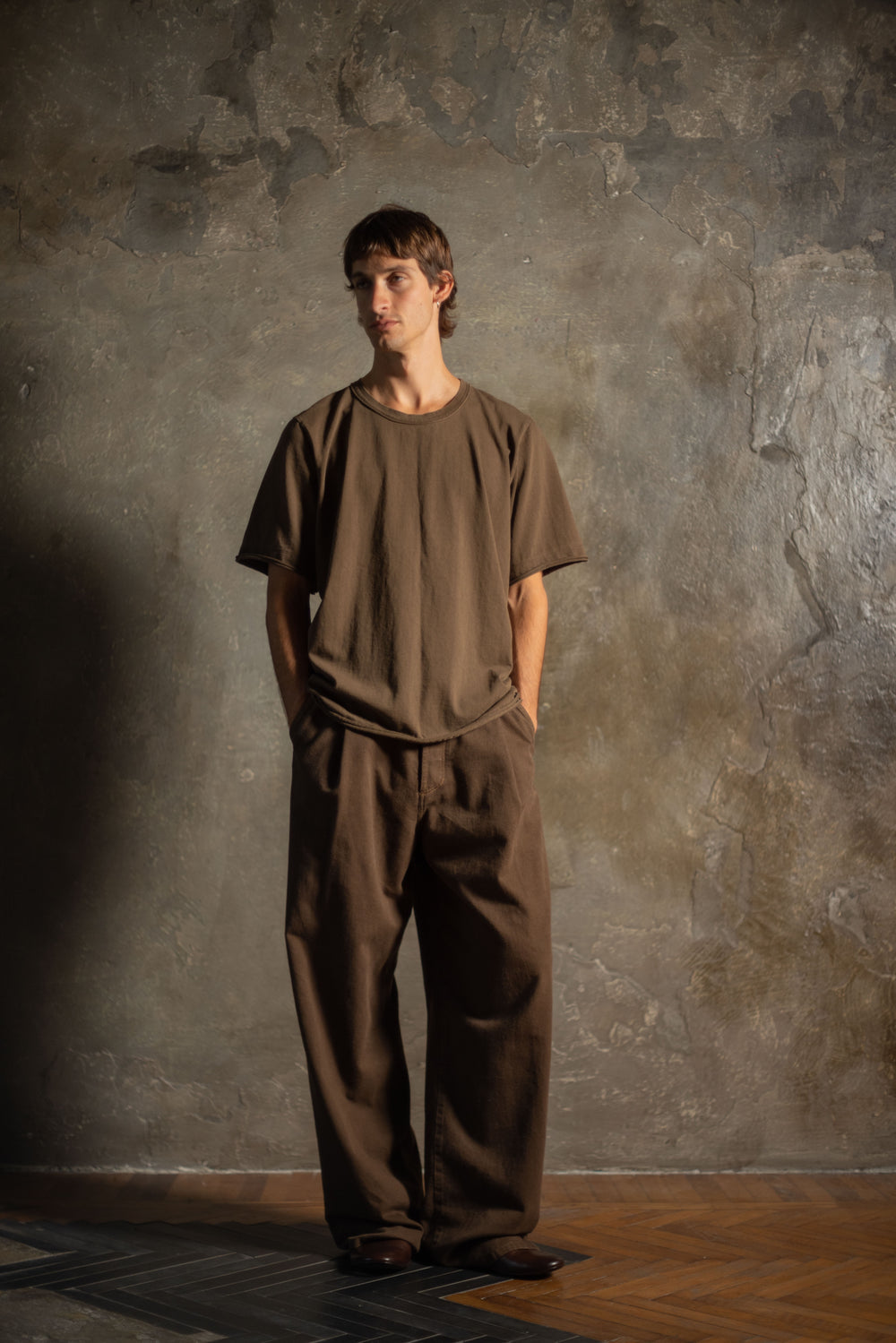 T Shirt Heavy Jersey Brown