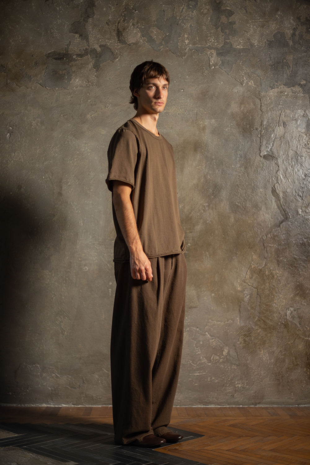 T Shirt Heavy Jersey Brown
