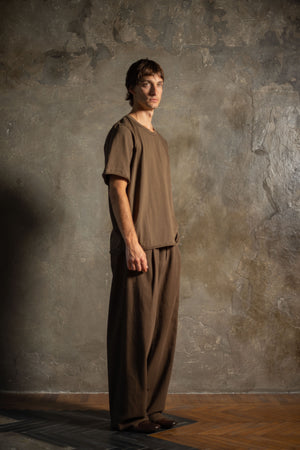 T Shirt Heavy Jersey Brown
