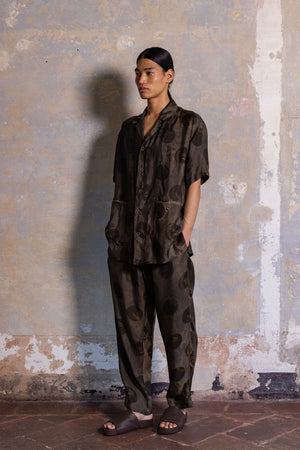 Pigiama Pants Grey Brown