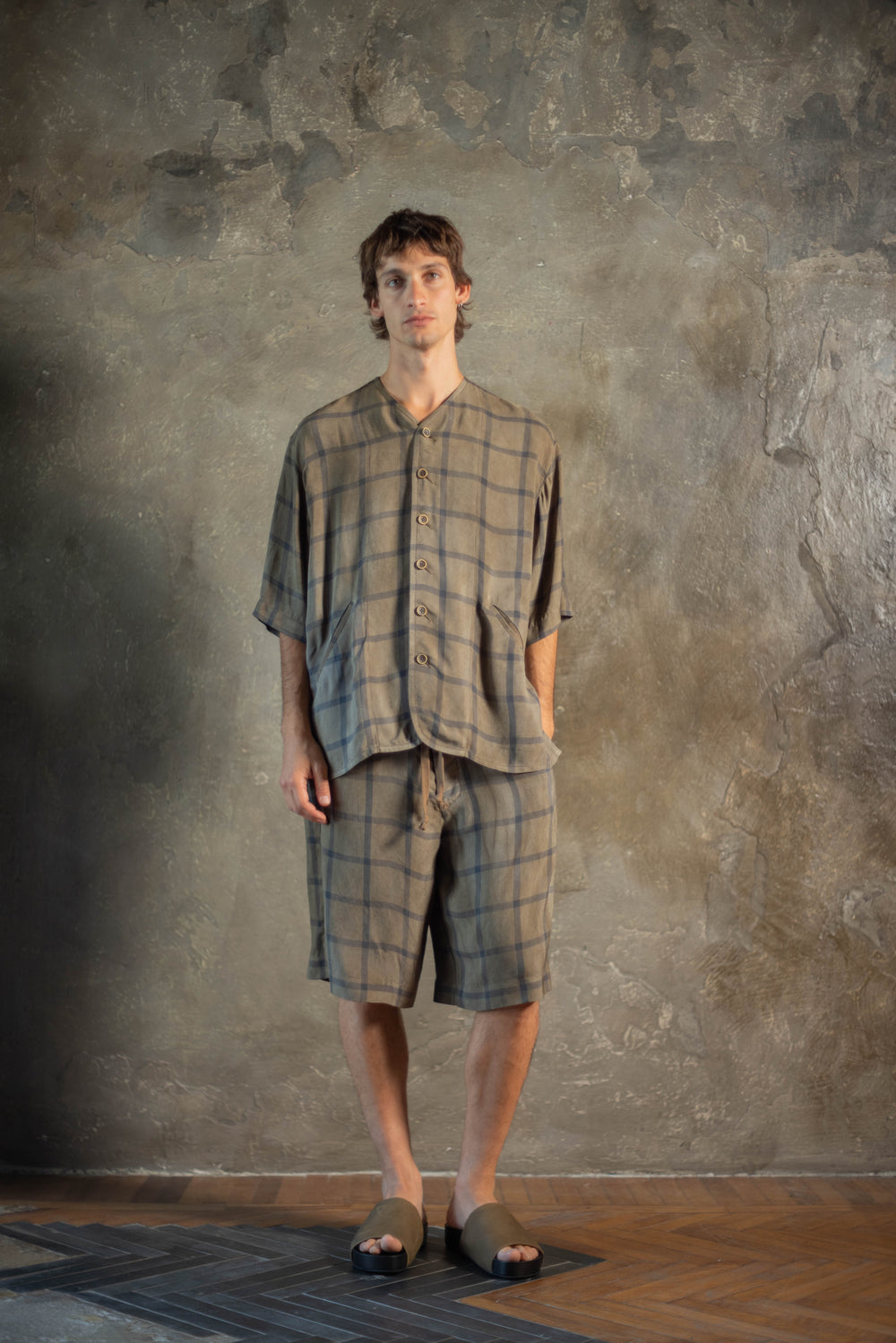 Pallor Pants Aranceto Mustard / Blue