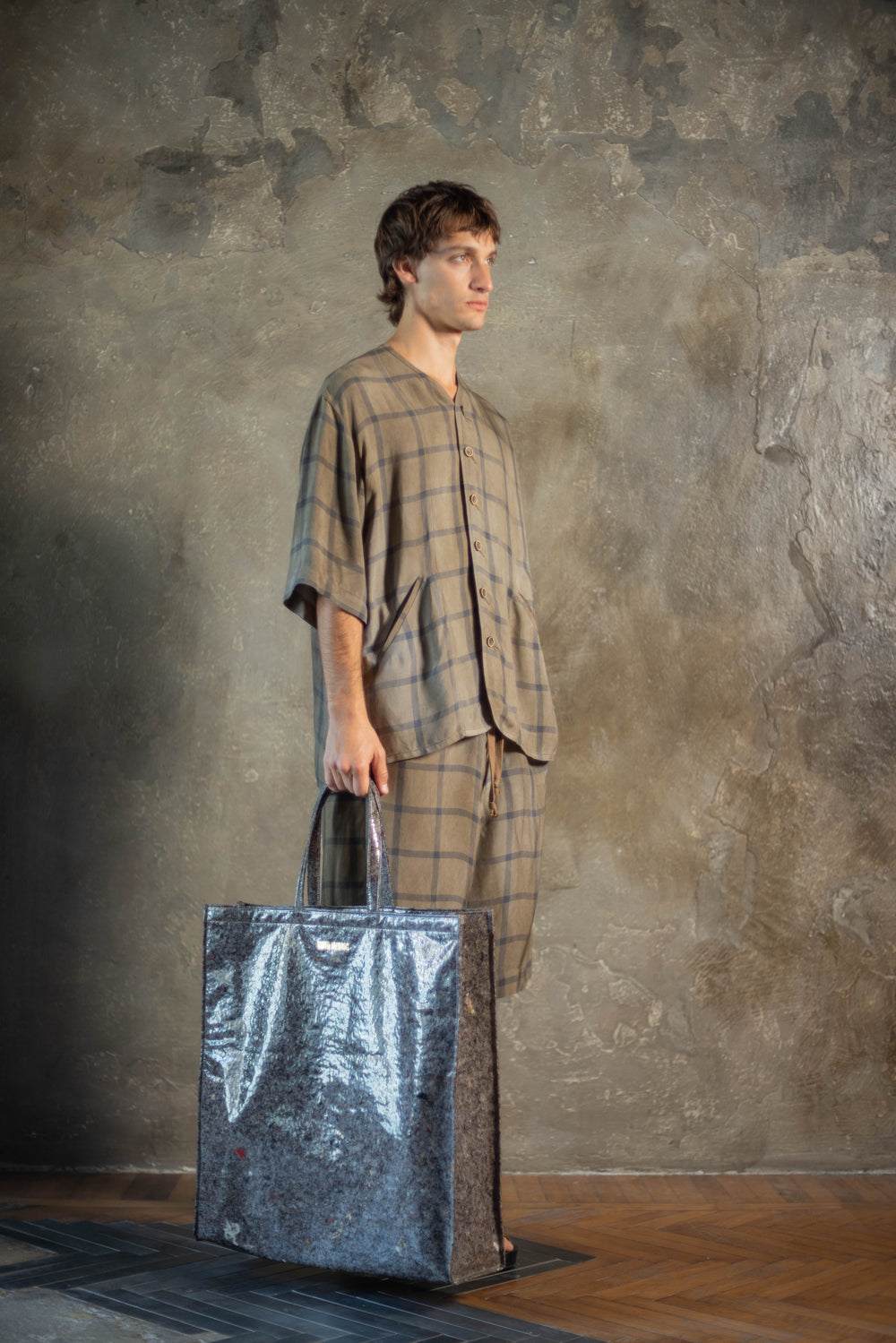 Pallor Pants Aranceto Mustard / Blue