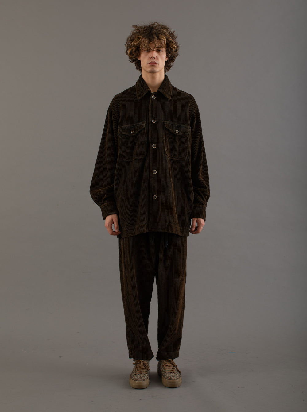 Javari Shirt Jacket Corduroy Brown