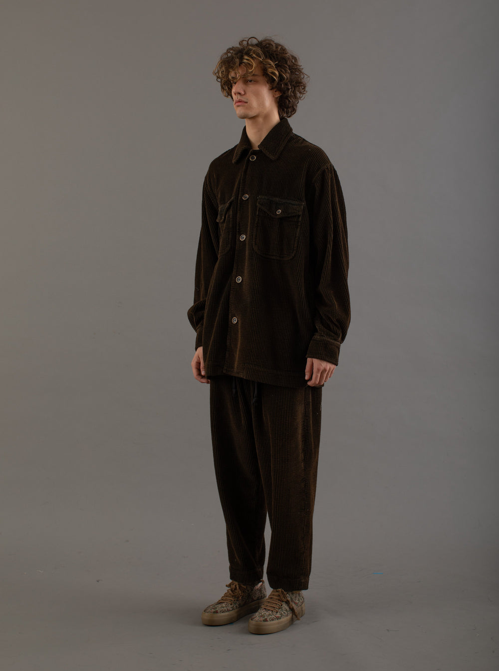 Javari Shirt Jacket Corduroy Brown