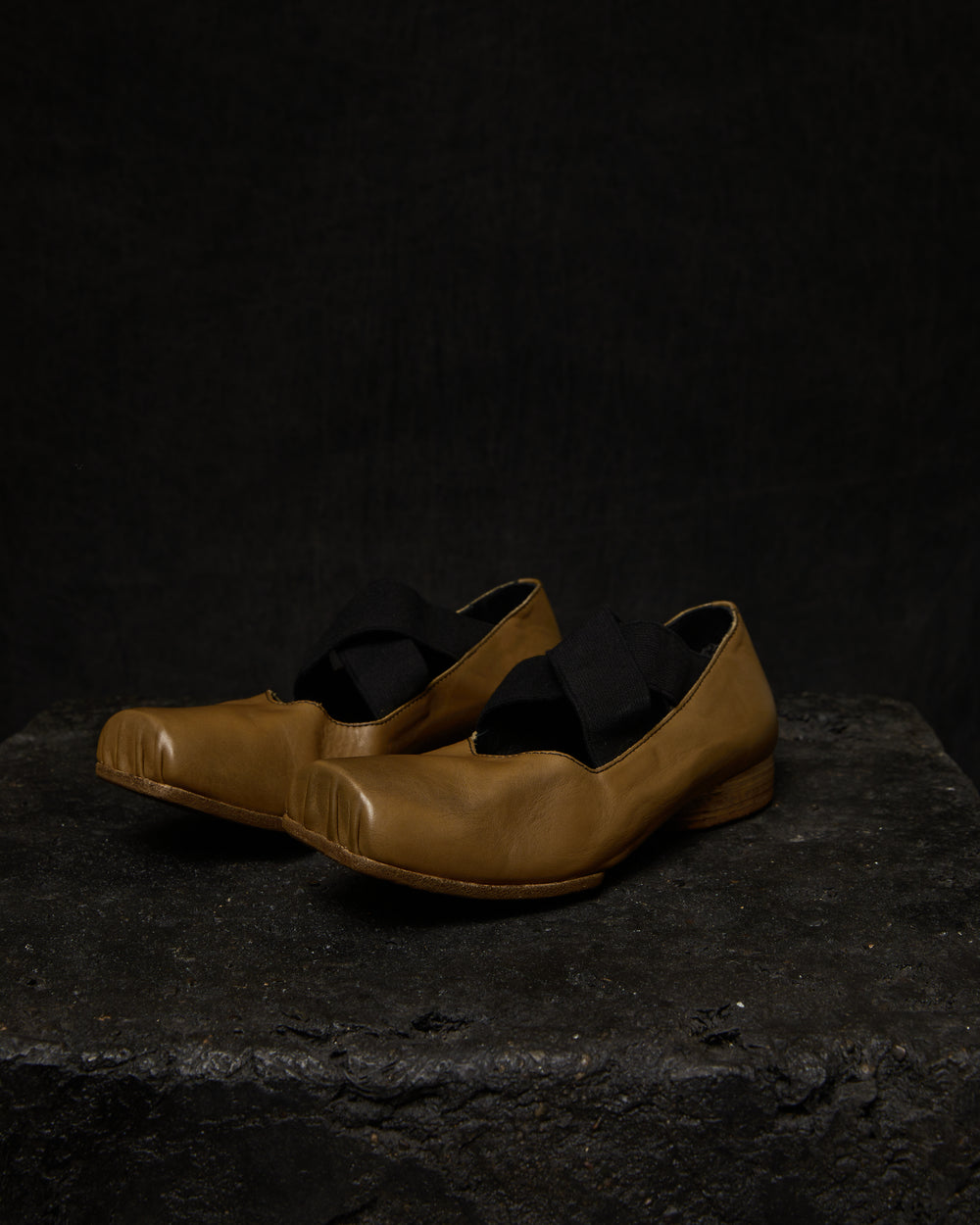 Ballet Flat Shoes Olive