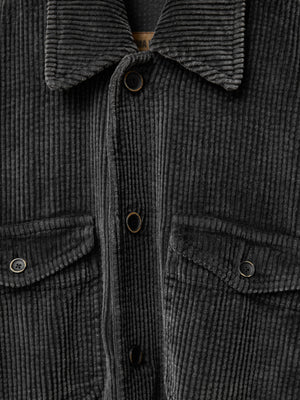 Javari Shirt Jacket Corduroy Dark Grey