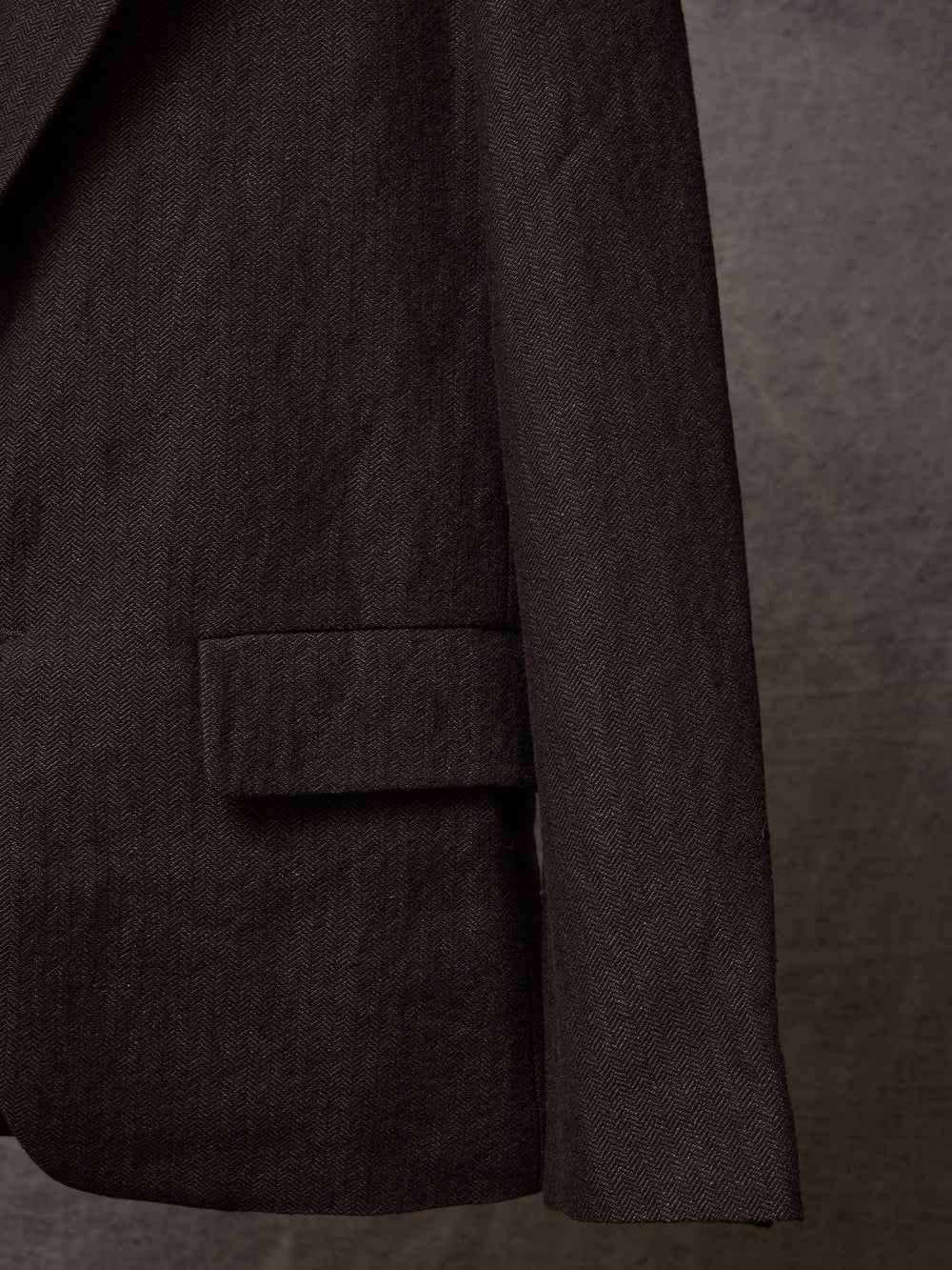 Jerrion Jacket Linen Wool Conjure Brown