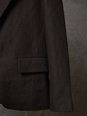 Jerrion Jacket Linen Wool Brown