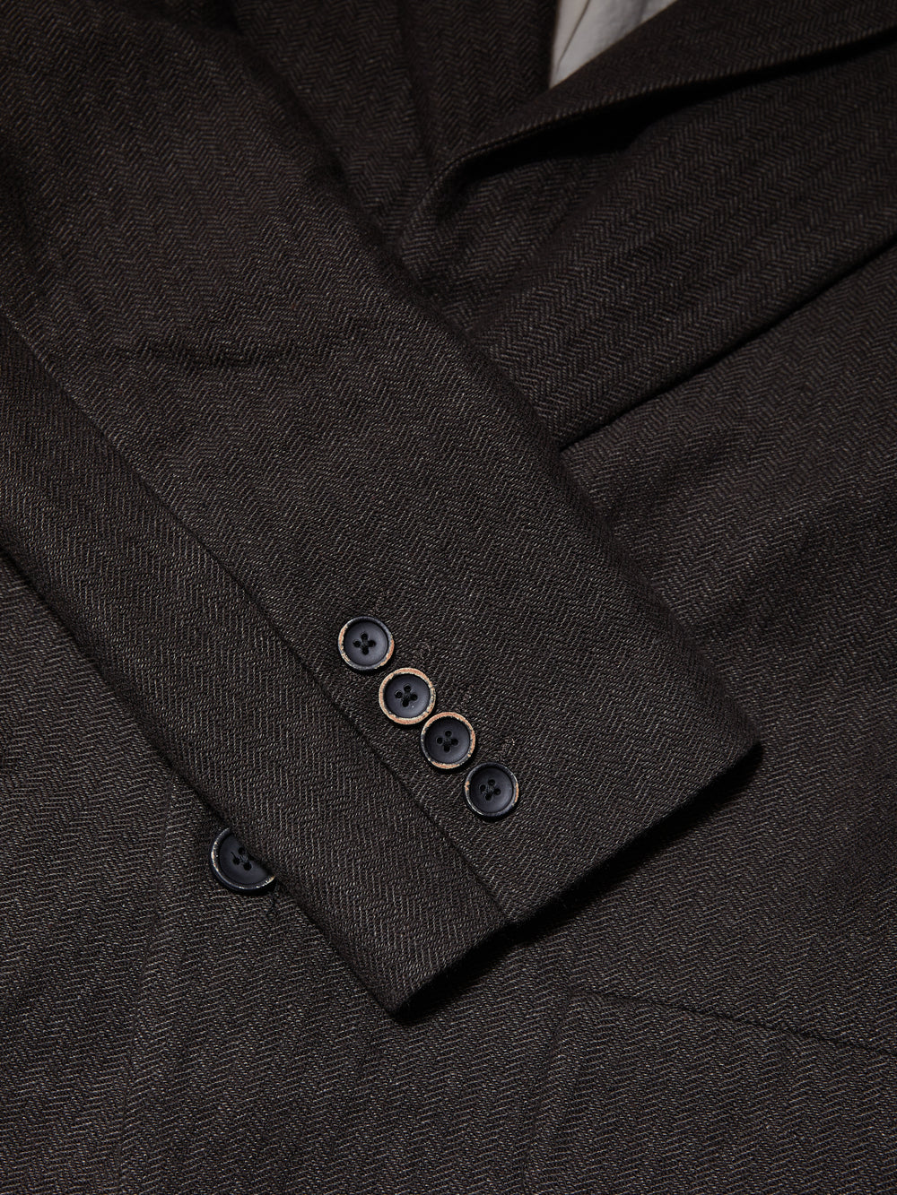 Jerrion Jacket Linen Wool Brown