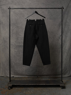 Patrick Pants Linen Wool Conjure Black